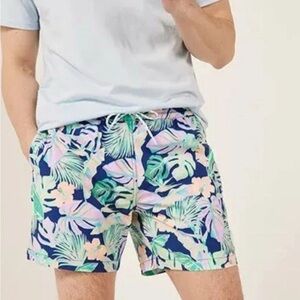 Chubbies 7" Tropical Print Classic Swim Trunks Lined
